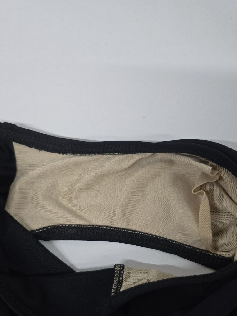 T.H.E. Black One-Piece Swimsuit White Polka Dot Accents Size 16 - Picture 10 of 13